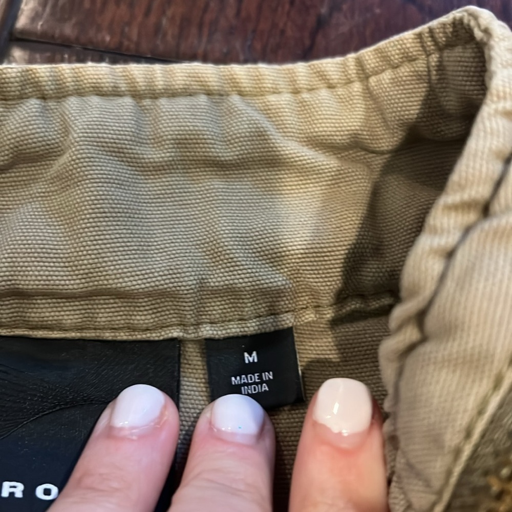 Trouve Tan Button-Up Jacket - Picture 3 of 3